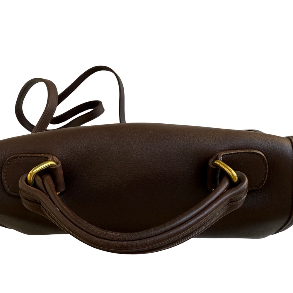 Coach Brown Leather Shoulder Bag - Picture 6 of 10